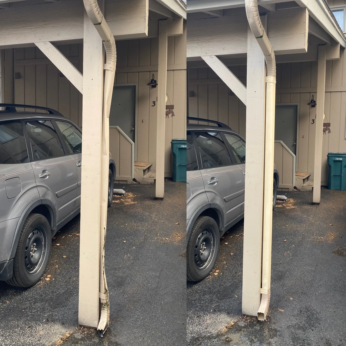 Downspout Repairs & Drainage Improvements - detail